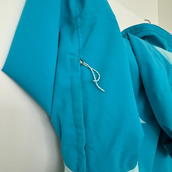 Eddie Bauer weatherproof shell jacket blue medium - Picture 4 of 4